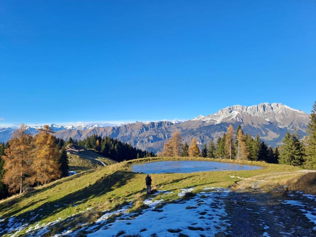 カスティオーネ・デッラ・プレゾラーナ181 - Casa Arcobaleno Tra Le Alpi, Piste Da Sci A 15 Minutiアパートメント エクステリア 写真